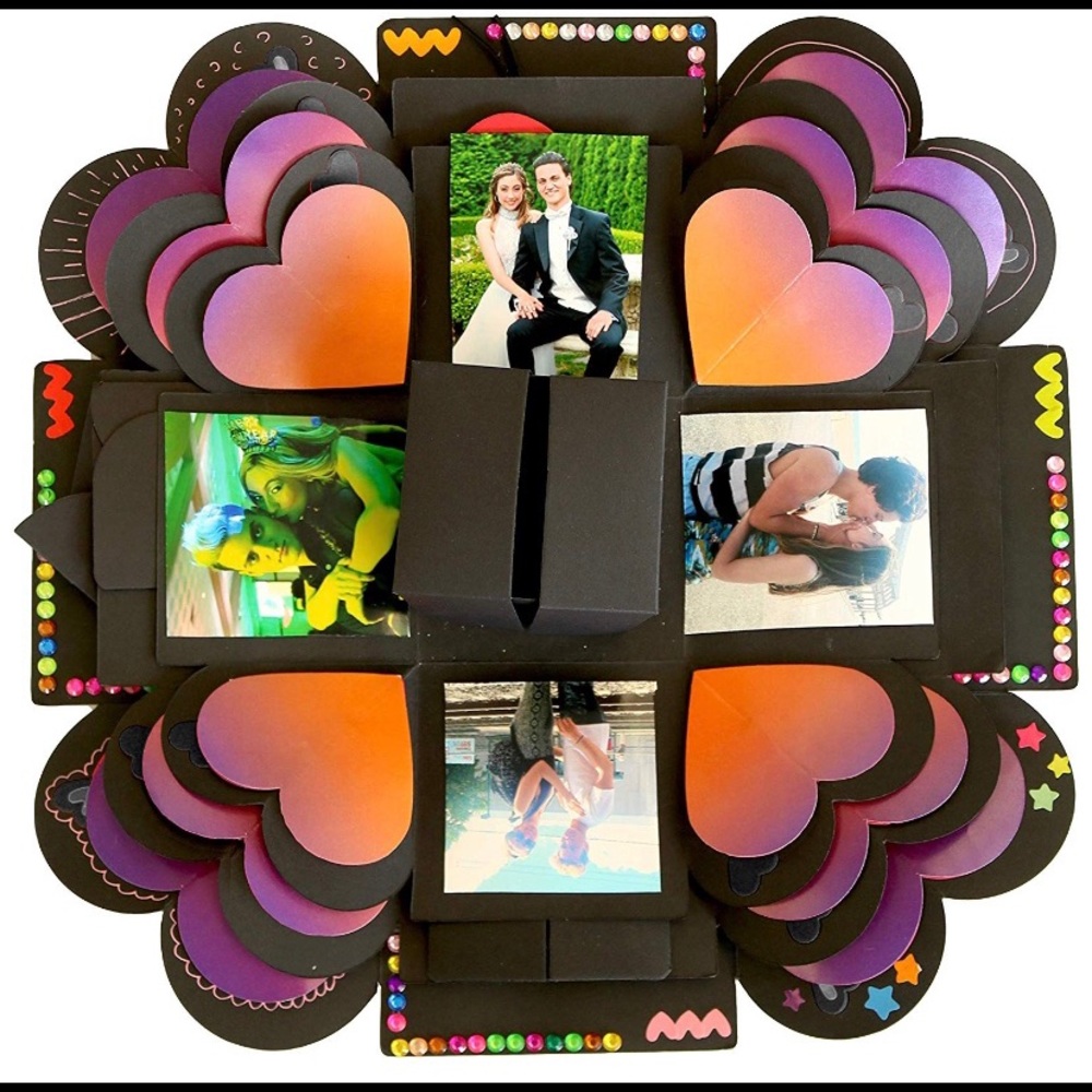 3 Layer Explosion Gift Box Set DIY Photo Album